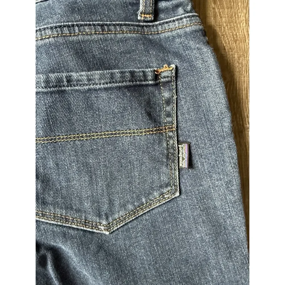 Patagonia Women's Jeans Size 29 Blue Bootcut Medium Wash Denim Mid Rise 5-Pocket